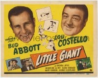 8d096 LITTLE GIANT TC 1946 Bud Abbott & Lou Costello sell vaccuum cleaners, great art!