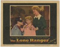 8d641 LONE RANGER LC #2 1956 masked Clayton Moore with Bonita Granville & young Beverly Washburn!