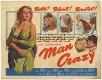 8d109 MAN CRAZY TC 1953 full-length artwork of very sexy bad girl Colleen Miller!