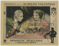 8d688 MONSIEUR BEAUCAIRE LC 1924 close up of Rudolph Valentino romancing pretty Bebe Daniels!