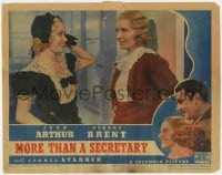 8d690 MORE THAN A SECRETARY LC 1936 close up of sexy blondes Jean Arthur & Dorothea Kent!
