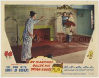 8d694 MR. BLANDINGS BUILDS HIS DREAM HOUSE LC #1 1948 Cary Grant carries Myrna Loy over threshold!