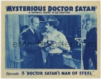 8d708 MYSTERIOUS DOCTOR SATAN chapter 5 LC 1940 C. Montagu Shaw grabs man holding radio device!