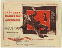 8d126 NORTH BY NORTHWEST TC 1959 Cary Grant, Eva Marie Saint, Alfred Hitchcock classic!