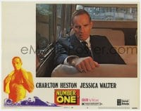 8d723 NUMBER ONE LC #8 1969 football player Charlton Heston has nowhere to go but down!