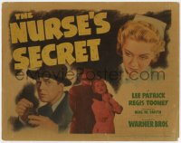 8d128 NURSE'S SECRET TC 1941 nurse Lee Patrick, Regis Toomey, the police called it MURDER!