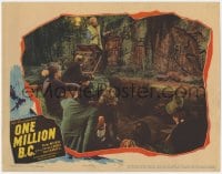8d733 ONE MILLION B.C. LC 1940 Victor Mature & archaeologists w/ prehistoric drawings on walls, rare