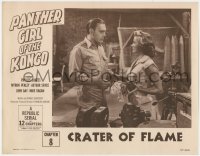 8d746 PANTHER GIRL OF THE KONGO chapter 8 LC 1955 Phyllis Coates holding camera, Crater of Flame!