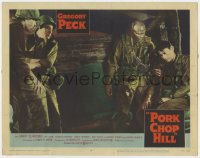 8d759 PORK CHOP HILL LC #3 1959 Lewis Milestone directed, Gregory Peck, Woody Strode & soldiers!