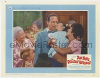 8d781 RELUCTANT ASTRONAUT LC #6 1967 little girl kissing happy Don Knotts on the cheek!