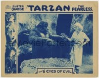 8d874 TARZAN THE FEARLESS chapter 9 LC 1933 sexy Julie Bishop with fake ape, Eyes of Evil, serial!