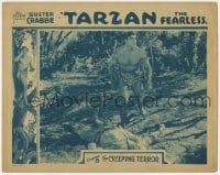 8d872 TARZAN THE FEARLESS chapter 8 LC 1933 Buster Crabbe by dead guy on ground, Creeping Terror!
