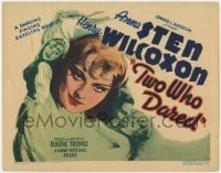 8d181 TWO WHO DARED TC 1937 sexy Anna Sten in a dancing singing dazzling role, very rare!