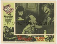 8d973 WITCHCRAFT/HORROR OF IT ALL LC #4 1964 creepy woman watches bearded man strangling guy!