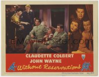 8d978 WITHOUT RESERVATIONS LC 1946 John Wayne, Claudette Colbert & Don DeFore!