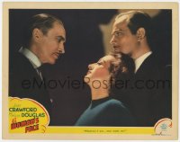 8d980 WOMAN'S FACE LC 1941 men like Melvyn Douglas & Conrad Veidt made Joan Crawford what she is!