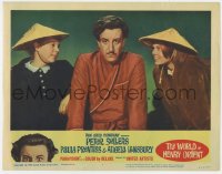 8d982 WORLD OF HENRY ORIENT LC #7 1964 wacky Peter Sellers between Spaeth & Walker in Asian hats!
