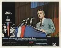 8d986 WUSA LC #8 1970 great close up of Paul Newman standing at red, white & blue podium!