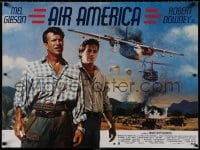 8f280 AIR AMERICA French 24x32 1990 Mel Gibson & Robert Downey Jr. are flying for the CIA!