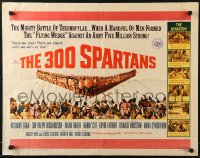 8g451 300 SPARTANS 1/2sh 1962 Richard Egan, the mighty battle of Thermopylae!