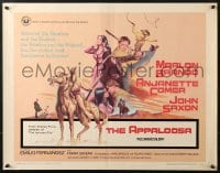 8g474 APPALOOSA 1/2sh 1966 Marlon Brando rode the lustful & lawless to live on the edge of violence!