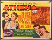 8g477 ATHENA style A 1/2sh 1954 nature girl Jane Powell, Edmund Purdom, Debbie Reynolds, Vic Damone!