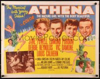 8g478 ATHENA style B 1/2sh 1954 nature girl Jane Powell, Edmund Purdom, Debbie Reynolds, Vic Damone!