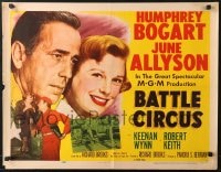 8g490 BATTLE CIRCUS style A 1/2sh 1953 great images of Humphrey Bogart and June Allyson!
