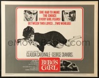 8g493 BEBO'S GIRL 1/2sh 1964 La Ragazza di Bube, Claudia Cardinale & George Chakiris!