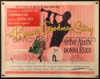 8g501 BENNY GOODMAN STORY style A 1/2sh 1956 Steve Allen as Goodman, Donna Reed, Gene Krupa!