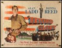 8g504 BEYOND GLORY style A 1/2sh 1948 West Point cadet Alan Ladd & Donna Reed!