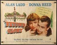 8g505 BEYOND GLORY style B 1/2sh 1948 West Point cadet Alan Ladd & Donna Reed!