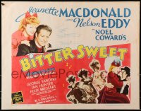 8g517 BITTER SWEET 1/2sh R1962 Jeanette MacDonald, Nelson Eddy, from Noel Coward's play!