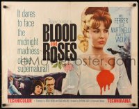 8g526 BLOOD & ROSES 1/2sh 1961 Et mourir de plaisir, Roger Vadim, sexiest vampire Annette Vadim!