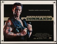 8g565 COMMANDO 1/2sh 1985 Arnold Schwarzenegger is going to make someone pay!