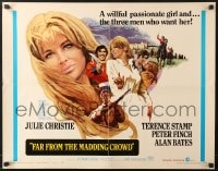 8g625 FAR FROM THE MADDING CROWD 1/2sh 1968 Julie Christie, Terence Stamp, Peter Finch, Schlesinger!