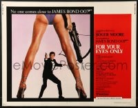 8g642 FOR YOUR EYES ONLY 1/2sh 1981 no one comes close to Roger Moore as James Bond 007!