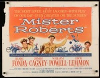 8g787 MISTER ROBERTS 1/2sh 1955 Henry Fonda, James Cagney, William Powell, Jack Lemmon, John Ford