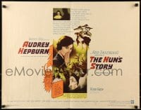 8g811 NUN'S STORY 1/2sh 1959 religious missionary Audrey Hepburn in a gripping & dramatic story!
