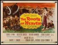 8g864 ROOTS OF HEAVEN 1/2sh 1958 directed by John Huston, Errol Flynn & sexy Julie Greco in Africa!