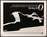8g913 STORY OF O 1/2sh 1976 best different and far sexier silhouette image of Corinne Clery!