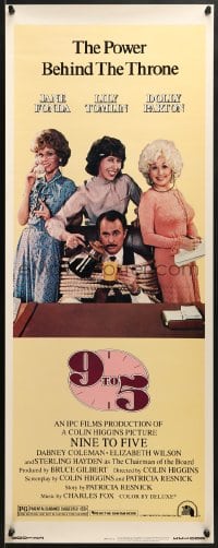 8g008 9 TO 5 insert 1980 Dolly Parton, Jane Fonda & Lily Tomlin w/tied up Dabney Coleman!