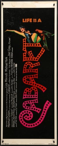 8g046 CABARET insert 1972 Liza Minnelli in Nazi Germany, directed by Bob Fosse, Joseph Caroff art!
