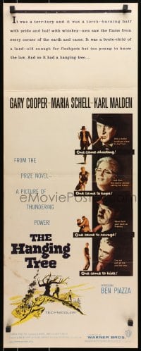 8g152 HANGING TREE insert 1959 Gary Cooper, Maria Schell & Karl Malden, from the prize novel!