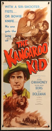 8g202 KANGAROO KID insert 1950 Texas detective Jock Mahoney solving crimes in Australia!