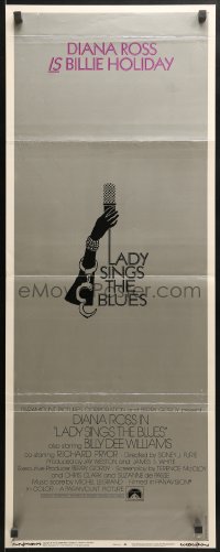 8g215 LADY SINGS THE BLUES int'l insert 1972 Diana Ross as Billie Holiday, Billy Dee Williams, Pryor