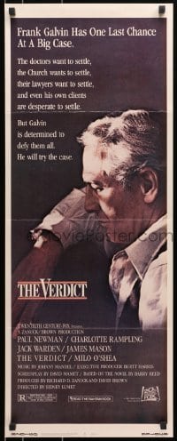 8g412 VERDICT insert 1982 lawyer Paul Newman has one last chance, written by David Mamet!