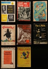 8h069 LOT OF 8 STAGE PLAY SCREENPLAY HARDCOVER BOOKS 1940s-1960s Music Man, Oklahoma & more!
