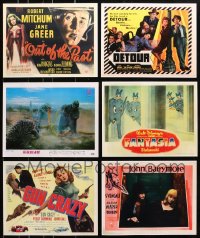 8h237 LOT OF 6 REPRO LOBBY CARDS 1980s great scenes & title card images from classic movies!