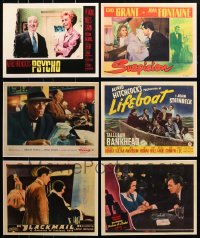 8h238 LOT OF 6 11x14 LOBBY CARD REPROS AND FANTASY LOBBY CARDS FROM ALFRED HITCHCOCK MOVIES 1980s best images!